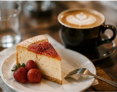 ケーキとコーヒーでほっと一息